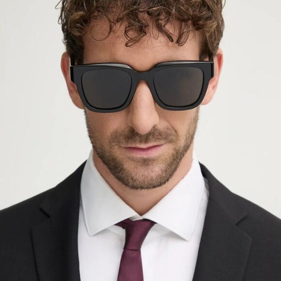 Gucci GG1670SK 005 BRAND NEW Sunglasses Black Red Green Square Unisex - Picture 4 of 12